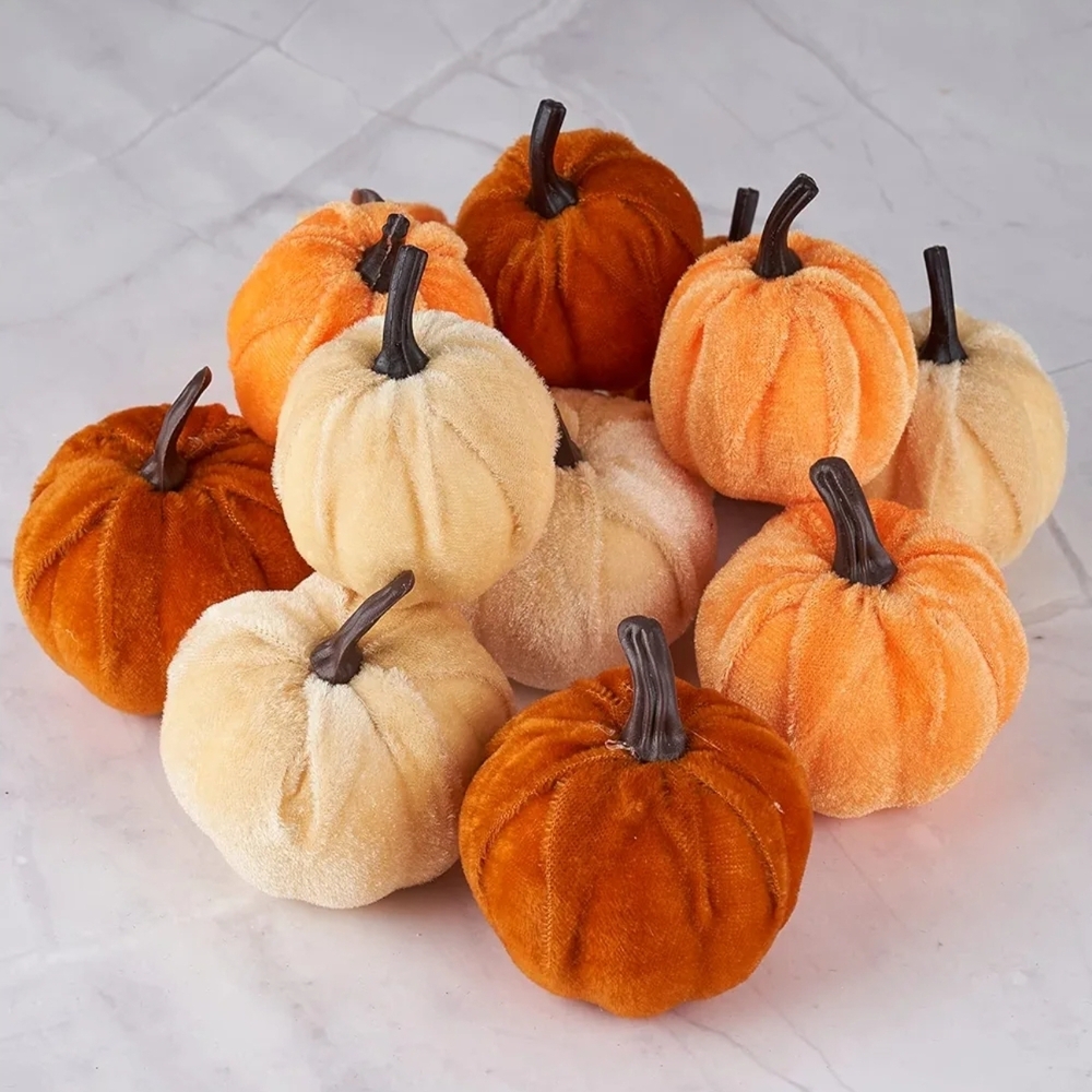 12 Pcs Pumpkin‎ Decor Set